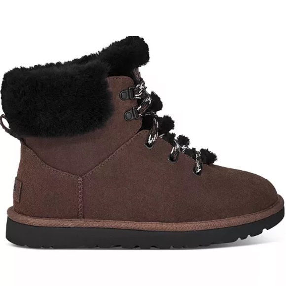 UGG CLASSIC MINI ALPINE WOMEN Women\'s Classic Mini Alpine Lace-Up Booties